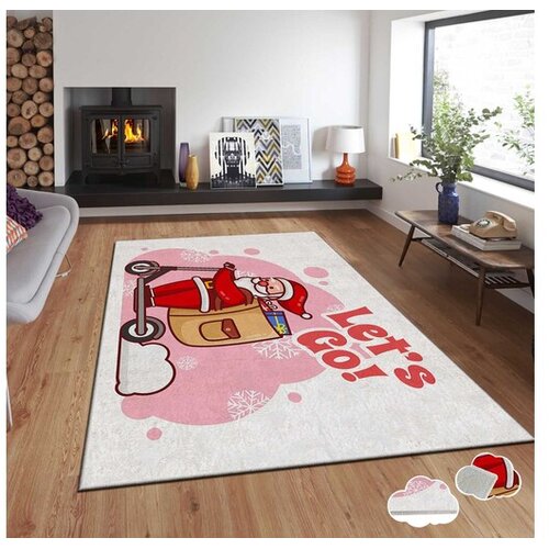 Conceptum Hypnose tepih s novogodišnjim motivima Asr-Crpt-15, Pravougaoni, 80 x 140 cm, Šareni Cene