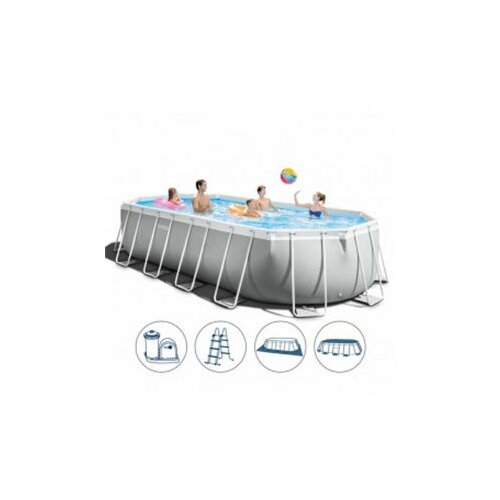 Intex bazen prism frame oval set (610 x 305 x 122 cm, 5.678 l/h) Cijene