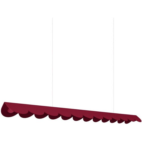 Thoro Bordo rdeča aluminijasta LED viseča svetilka BISCUIT &ndash; Cene