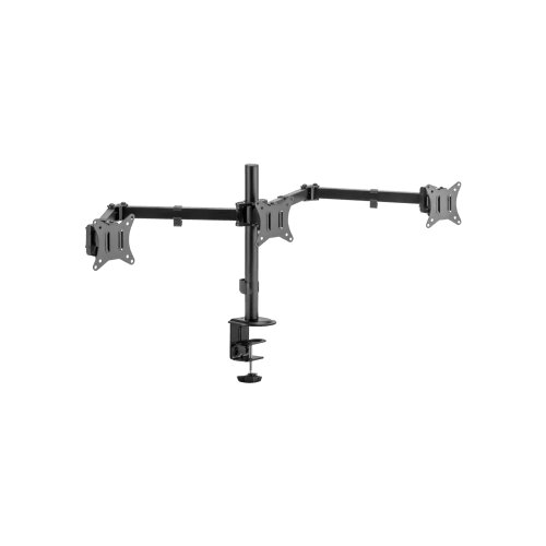 S Box LCD 352/3 2 Podesivi stoni nosač za tri monitora do 27 inča, Crni Cene