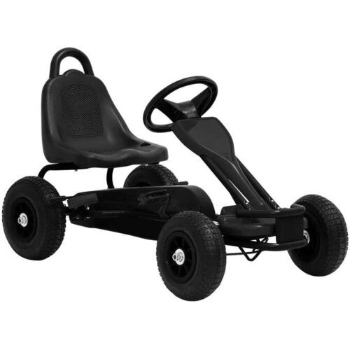  Gokart na Pedale s Pnevmatikami Črne Barve Cene