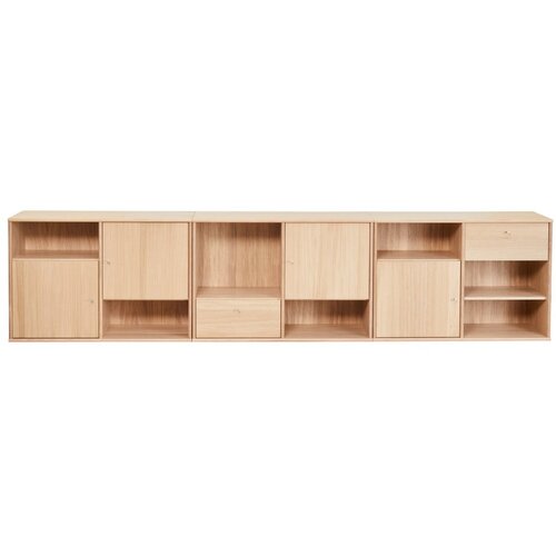 Hammel Furniture Nizka komoda v hrastovem dekorju 267x61 cm Mistral - Hammel Furniture Cene