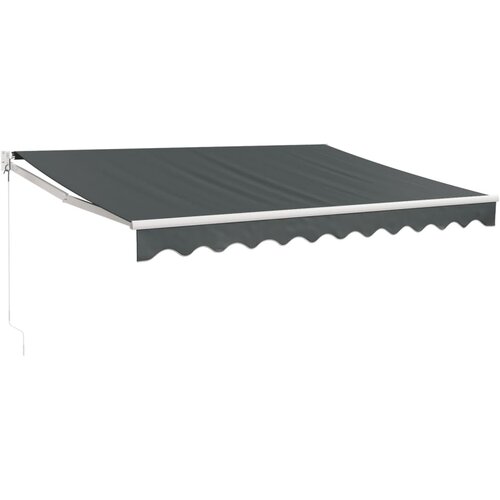 Maison Chic Zložljiva tenda - Senčniki antracitna 3x2,5 m blago in aluminij, (22038567) Slike