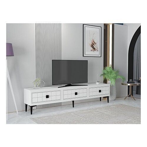 Hanah home tv polica yuka 180 white Slike