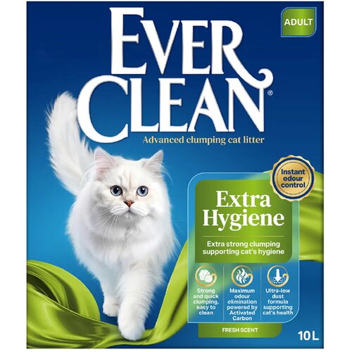 Everclean Ever Clean Pijesak za mačke Extra Strong Scented, grudajući, mirisni, 10 L Cene