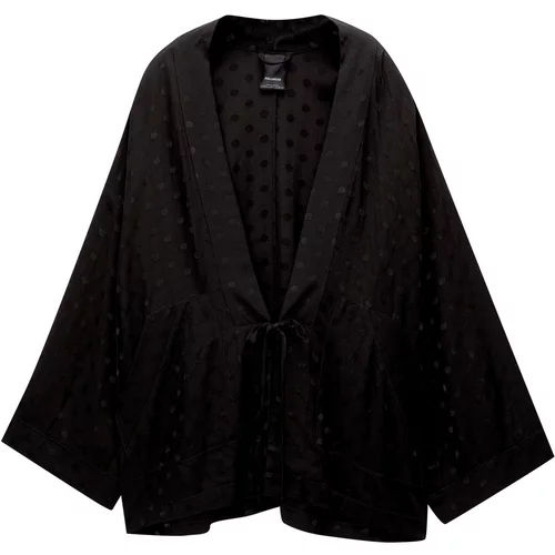 Pull&Bear Kimono črna