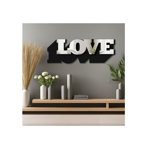 WALLXPERT Ogledalo Ozgl515, 70x25 cm, Sivo Cijene