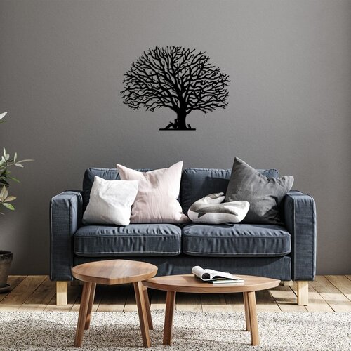 Wallity Zidna dekoracija Monumental Tree 15, 74 x 57 cm, Crna Cene