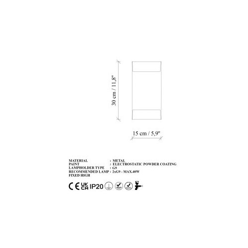 Opviq vall lamp zidna crna lampa bera 15311 Slike