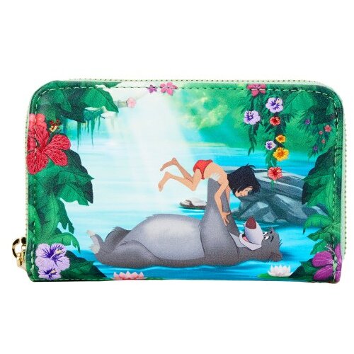 Loungefly DISNEY JUNGLE BOOK BARE NECESSITIES ZIP AROUND DENARNICA Cene