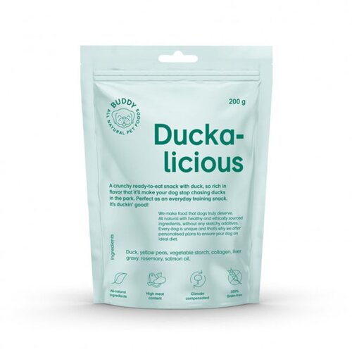Buddy semi moist snack duck with rosemary 200 g Cene