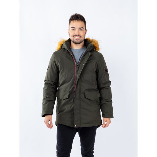 Glano Men&amp;#039;s winter parka - khaki Slike