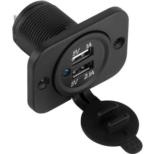 Peiying Vtičnica za avto vgradna 2xUSB , 3,1A, 12/24V, (20811711) Cene