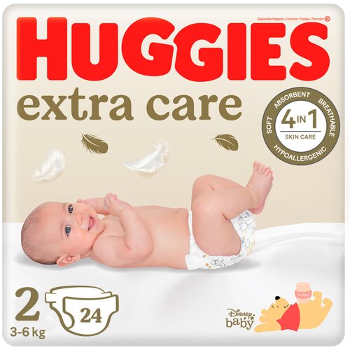 Huggies extra Care Pelene za bebe veličina 2, 24 komada Cene