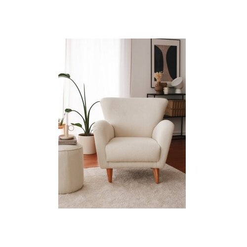 Atelier Del Sofa teddy - white white wing chair Cene