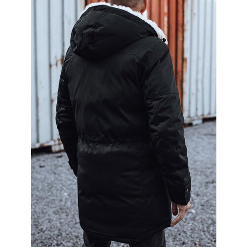 DStreet Men&amp;#039;s winter parka with hood black Slike