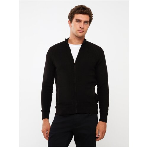 LC Waikiki Standard Fit Stand-Up Collar Men's Knitwear Cardigan Slike
