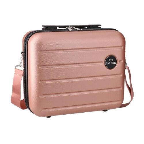 Sazio marseille neseser abs pink zlatna 14 inch ( 110302 ) Slike