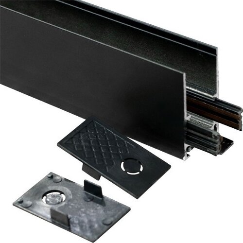 Mitea Lighting &amp;Scaron;ina za Magnetnu Rasvetu, 3m, Nadgradna, 48V, LED, Crna Slike