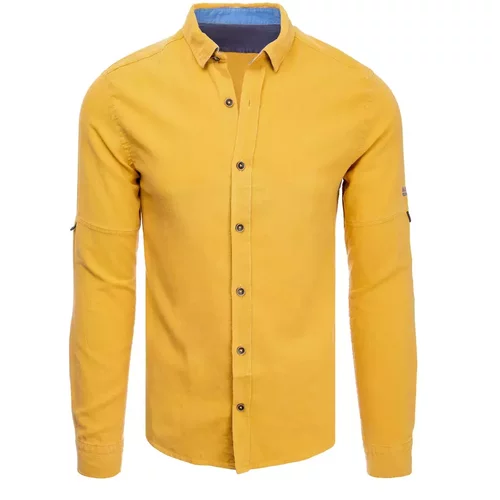 DStreet Men's mustard shirt DX2253