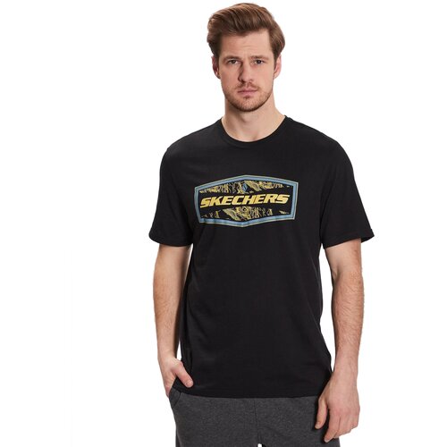 Skechers Majice s kratkimi rokavi Tricou Latitude Črna Cene