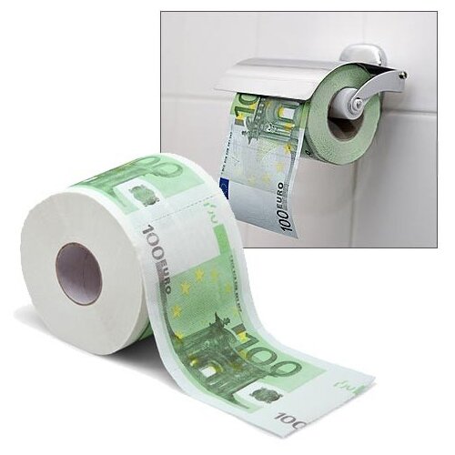  &amp;Scaron;aljivi toalet papir 100 evra, 1 rolna Slike