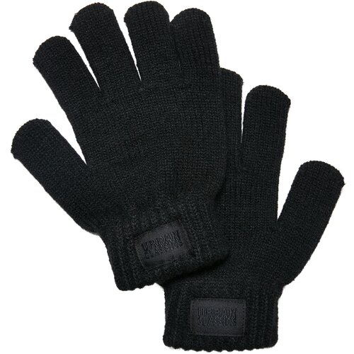 Urban Classics Accessoires Knit Gloves Kids black Cene