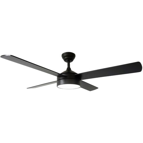 SULION Črna LED stropna svetilka ø 15 cm Zarautz – Cene