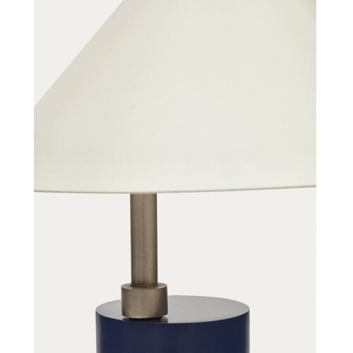Kave Home Tamno plava stolna lampa s metalnim sjenilom (visina 42 cm) Shiva &amp;ndash; Slike