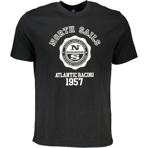 North Sails MEN&amp;amp;#39;S SHORT SLEEVE T-SHIRT BLACK Slike