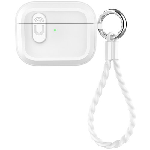INF Bluetooth silikonski ovitek za AirPods Pro 3 z magnetnim zapiranjem in trakom White, (5000158037) Cene