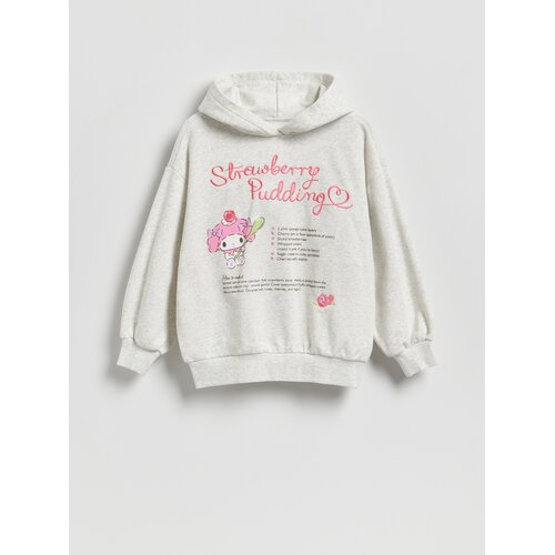 Reserved GIRLS` JOGGING TOP - svijetlo siva Cijene