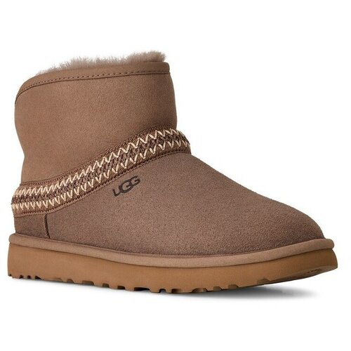 Ugg Gležnjarji Classic Mini Crescent Kostanjeva Cene