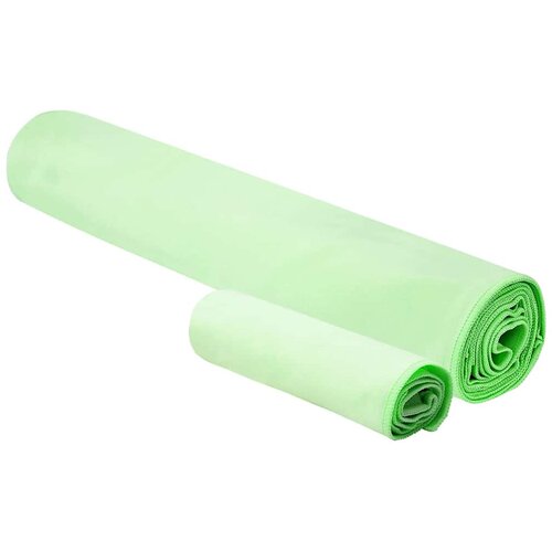  Set sportskih ručnika 2 pcs Zelena tkanina Slike