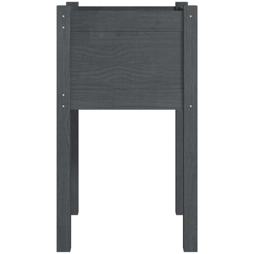  Vrtna sadilica siva 40 x 40 x 70 cm od masivne borovine Slike