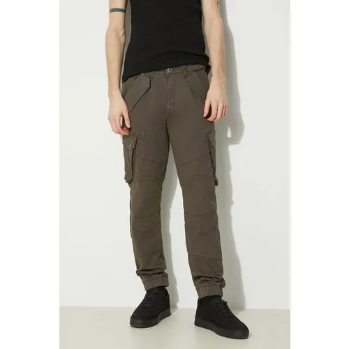 Alpha Industries Hlače Combat Pant LW za muškarce, boja: zelena, cargo kroj, 126215