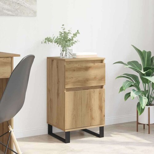 vidaXL Strani šal artisan hrast 35 x 40 x 70 cm Konstruiran les Cene
