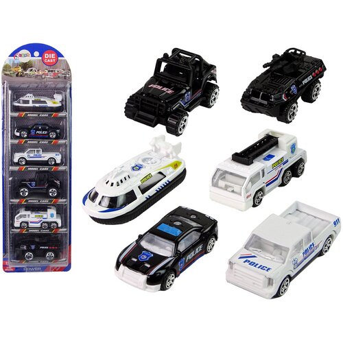  Set policijskih vozla za igru Resorak 1:64 - 6u1 Cene