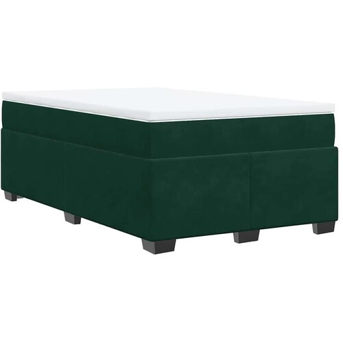  Krevet box spring s madracem tamnozeleni 120x190 cm bar&amp;scaron;unasti Slike