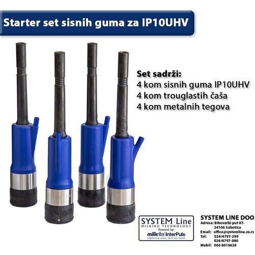 Milkrite Starter set sisnih guma za IP10UHV Cene