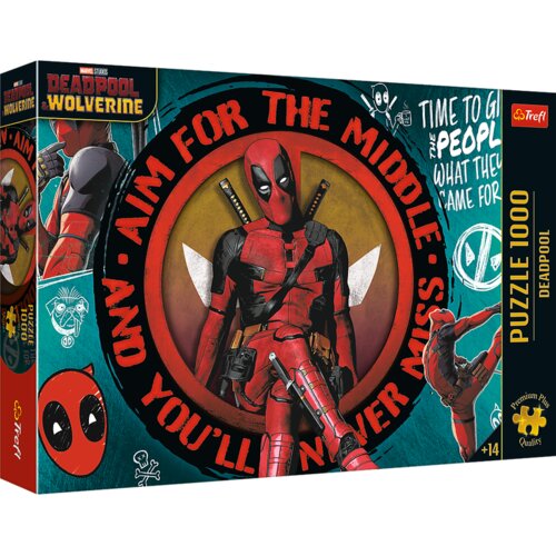 Puzzle 1000 Premium Plus - Deadpool Trefl - 10835 Slike