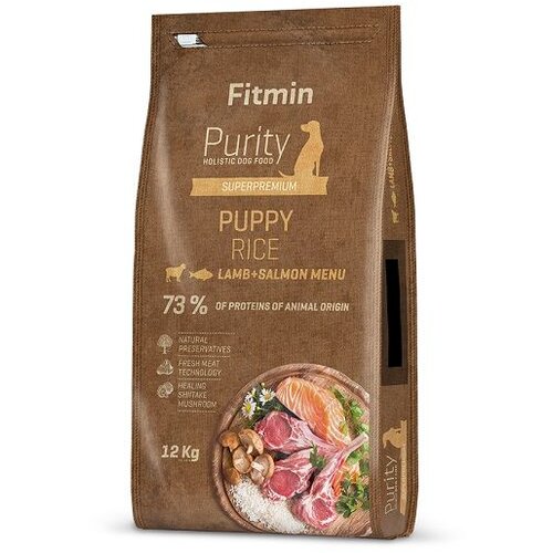 Fitmin Dog Purity Puppy Jagnjetina & Losos sa Pirinčem, hrana za pse 12kg Cene
