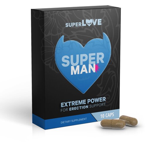 SuperLove SuperMan Extreme Power for Erection Support 10 caps Slike