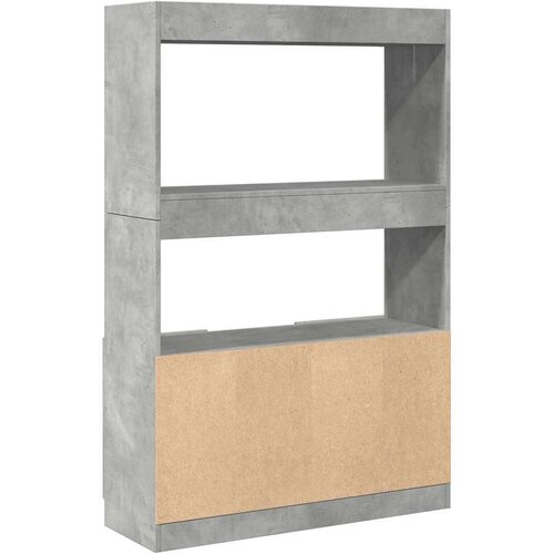 vidaXL Visoka komoda boja betona 92x33x140 cm od konstruiranog drva Cene