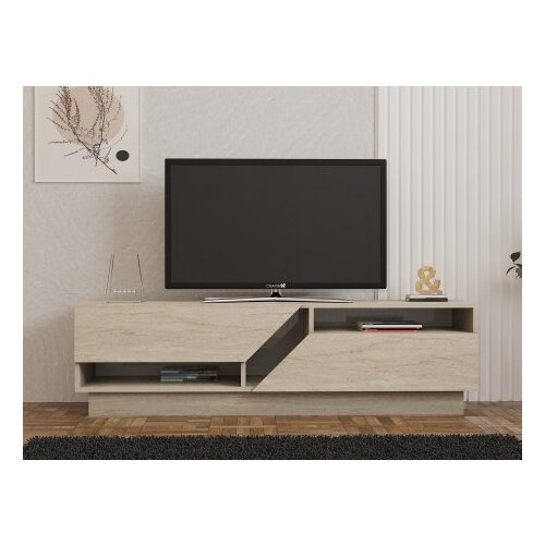 Hanah home TV ormarić Koza, 160 cm, Krem Cijene