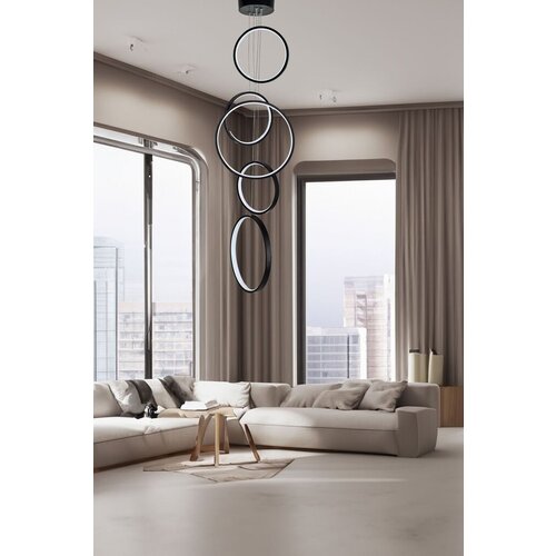 Opviq luster entryway, crni Cene