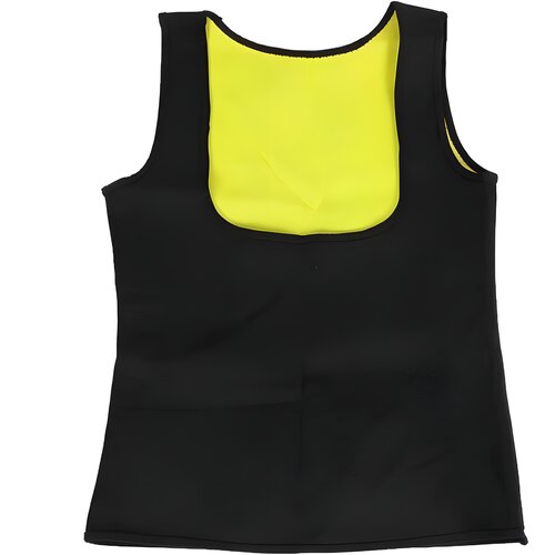  Ženski Neoprenski Fitnes Top FP - 40427 - Črna / Rumeno / M Cene