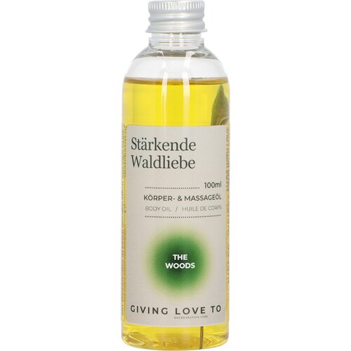  Olje za telo in masažo &amp;quot;Krepitev ljubezni do gozda&amp;quot; - The Woods - 100 ml Slike
