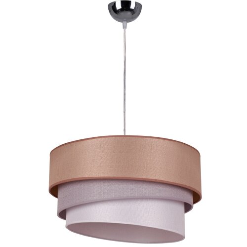  Duolla - Luster na sajli TRIO 1xE27/40W/230V prečnik 45 cm smeđa/siva/srebrna Slike
