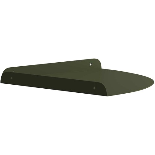  Lebdeća polica s policom 2 pcs Maslinasto zelena 24 x 24 x 2 cm Slike